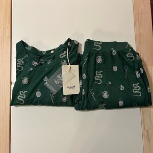 Kyte Baby Harry Potter Slytherin Pajama Set XS